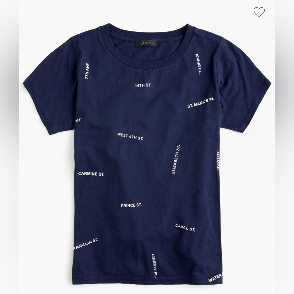 J. Crew Streets of New York Tee